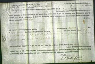 Deed by Married Women - Sarah Eliza Baker-Original Ancestry