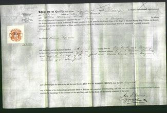 Deed by Married Women - Elizabeth Williams-Original Ancestry