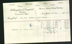 Letterhead - Hollingshead & Campbell, Bankers