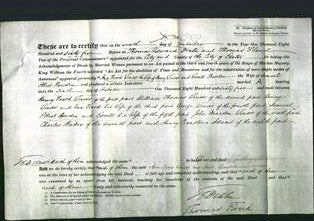 Deed by Married Women - Ann Foord Winsor and Evrell Bowden-Original Ancestry