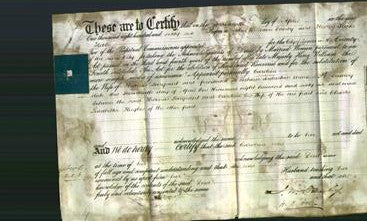 Deed by Married Women - Caroline Sargeant-Original Ancestry