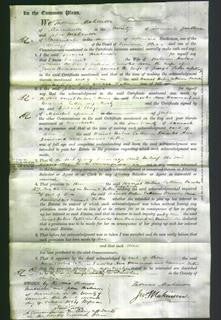 Court of Common Pleas - Harriet Hulme, Catherine Knowles, Ann Hammond and Hannah Sutton-Original Ancestry