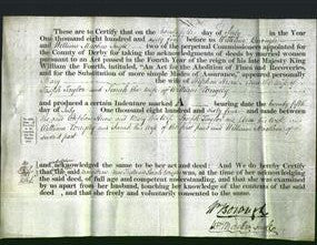 Deed by Married Women - Mary Straw, Ann Taylor and Sarah Wrigley-Original Ancestry