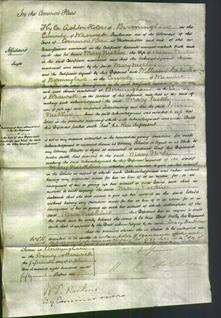 Court of Common Pleas - Mary Nicklin-Original Ancestry