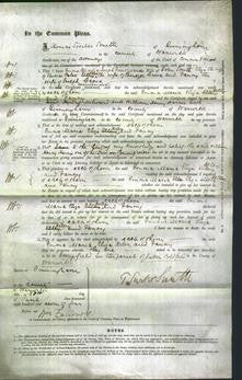 Court of Common Pleas - Emma Peart, Maria Smith, Eliza Caloe, Helen Grove and Fanny Grove-Original Ancestry