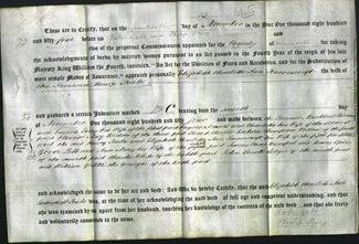 Deed by Married Women - Elizabeth Charlotte Ann Ravenscroft Peake-Original Ancestry