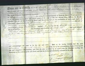 Deed by Married Women - Susanna Wiglesworth Taylor-Original Ancestry