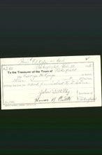 Wakefield, Massachusetts Payment Voucher - George H Gage