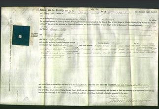Deed by Married Women - Mary Tottey and Harriet Barnett-Original Ancestry