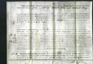 Deed by Married Women - Ann Shaw Acton-Original Ancestry