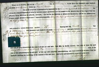 Deed by Married Women - Mary Simmons and Sarah Fry-Original Ancestry