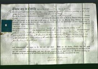 Deed by Married Women - Mary Hall-Original Ancestry