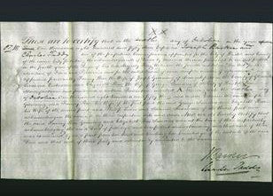 Deed by Married Women - Fanny Beer Gunning and Elizabeth Beer Sanders-Original Ancestry