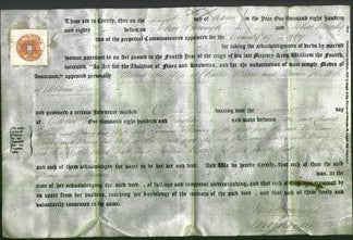 Deed by Married Women - Mary Moore and Maria Dalby-Original Ancestry