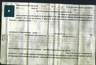 Deed by Married Women - Eliza Hall-Original Ancestry