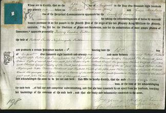 Deed by Married Women - Fanny Cecilia Tubbs-Original Ancestry