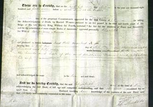 Deed by Married Women - Elizabeth Mann-Original Ancestry