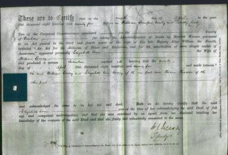 Deed by Married Women - Elizabeth Ann Corney-Original Ancestry