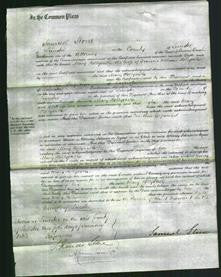 Court of Common Pleas - Mary Hollyoake-Original Ancestry