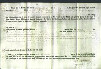 Deed by Married Women - Mary Iliffe Linwood-Original Ancestry