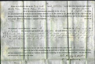 Deed by Married Women - Anne Millward-Original Ancestry