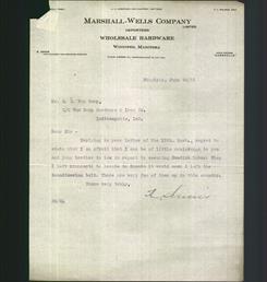 Letterhead - Marshall - Wells Company