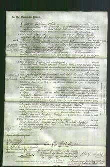 Court of Common Pleas - Mary Ann Smith, Matilda Cory and Elizabeth Hockin-Original Ancestry