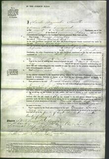 Court of Common Pleas - Frances Louisa Legg-Original Ancestry