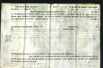 Deed by Married Women - Elizabeth Lane-Original Ancestry