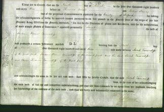 Deed by Married Women - Sarah Tunnicliff-Original Ancestry