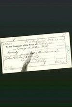 Wakefield, Massachusetts Payment Voucher - George A Allen