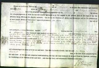 Deed by Married Women - Emma Brown Bushell-Original Ancestry