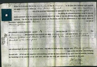 Deed by Married Women - Rhoda Gibbins-Original Ancestry