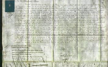 Court of Common Pleas - Mary Priestley and Elizabeth Chilton-Original Ancestry