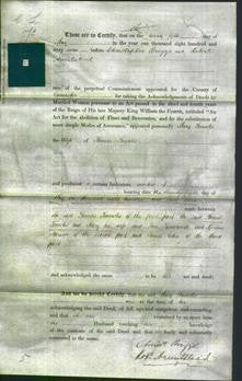 Deed by Married Women - Mary Knowles-Original Ancestry