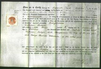 Deed by Married Women - Temperance Hodges-Original Ancestry