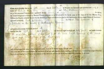 Deed by Married Women - Sarah Goddard-Original Ancestry
