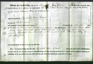 Deed by Married Women - Elizabeth Ann Dowsett-Original Ancestry