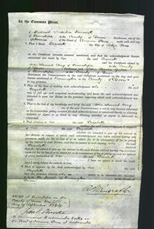 Court of Common Pleas - Elizabeth Foss-Original Ancestry