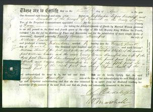 Deed by Married Women - Emily Lavinia Hannaford Canter-Original Ancestry