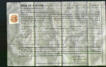 Deed by Married Women - Eliza Erskine-Original Ancestry