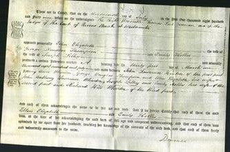 Deed by Married Women - Ellen Elizabeth Thompson and Emily Holles Lilley-Original Ancestry