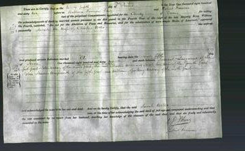 Deed by Married Women - Sarah Wills-Original Ancestry