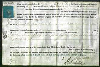 Deed by Married Women - Mary Poole Foster-Original Ancestry