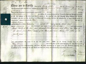 Deed by Married Women - Eliza Leveque-Original Ancestry