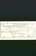 Wakefield, Massachusetts Payment Voucher - Samuel F Cummings