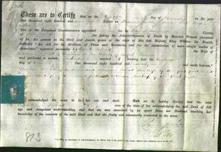 Deed by Married Women - Adelaid Tallent-Original Ancestry
