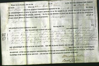 Deed by Married Women - Philadelphia Jackson-Original Ancestry