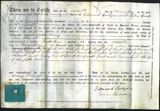 Deed by Married Women - Mary Pidwell-Original Ancestry