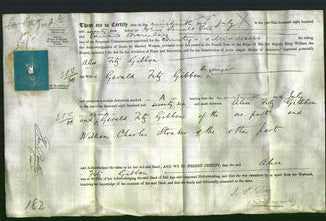 Deed by Married Women - Alice Fitz Gibbon-Original Ancestry